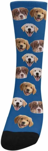Miniatura 90 de Artsadd Calcetines personalizados para mujeres y hombres, amantes de los perros y gatos, regalos divertidos unisex personalizados