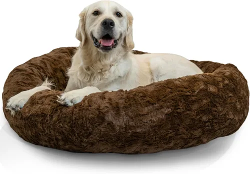 Miniatura 22 de Best Friends by Sheri - The Original Calming Donut - Cama calmante en forma de dona para perros y gatos - Pelo corto, gris, S, 23 x 23 pulgadas Gris