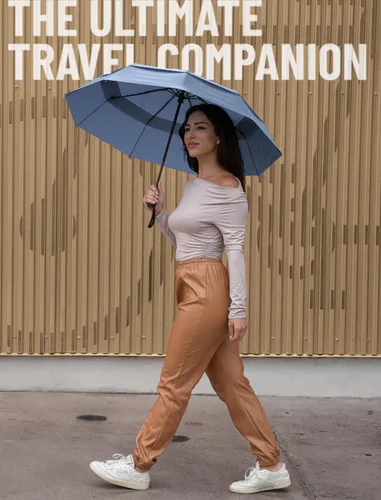 Miniatura 28 de REPEL Windproof Travel Umbrella - Compact & Withstands Winds up to 85MPH , Strongest Premium Auto Folding Umbrella for Rain and Sun - Durable, Light