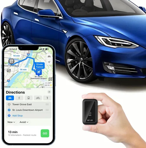 2025 New Model GPS Tracker for Vehicles, GPS Strong Magnetic Car Anti-Lost Tracker, No Subscription,GPS Tracker Locator Real Time, Anti-Theft Mini