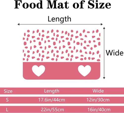 Miniatura 6 de Alfombrilla Personalizada para Cuenco de Gato y Perro - Antideslizante, Impermeable, Alfombrilla Personalizada para Mascotas para Comida y Agua