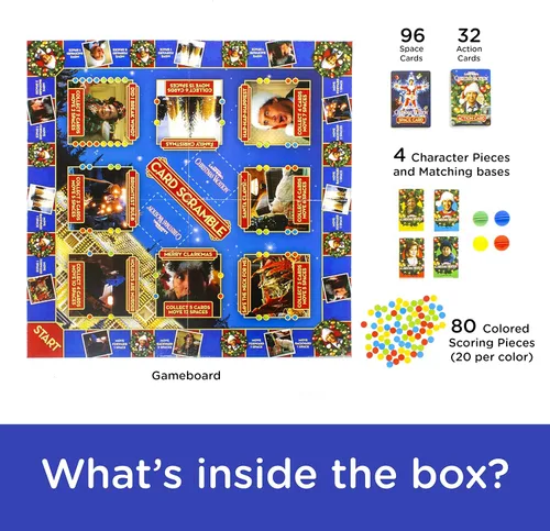 Miniatura 3 de AQUARIUS Juego de mesa de Navidad para vacaciones, divertido juego de fiesta familiar para niños, adolescentes y adultos, regalo entretenido