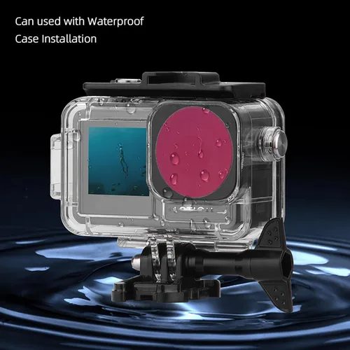 Miniatura 5 de Filtros ND16 aptos para DJI Osmo Action 4 filtros de lente, filtro de densidad neutra filtros ND para accesorios de cámara Osmo Action 4