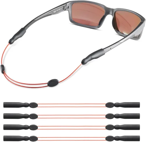 Miniatura 16 de Correa para gafas, correa ajustable sin cola para lentes de sol y gafas, correas de cable, soportes para gafas alrededor del cuello, cordón