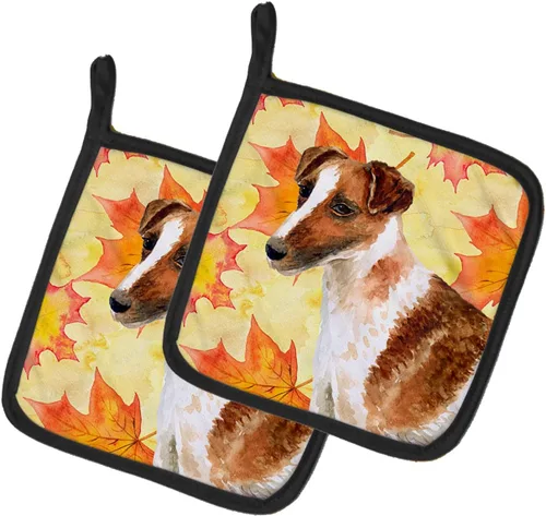 Miniatura 178 de Caroline's Treasures BB9655PTHD - Juego de soportes para ollas de cocina resistentes al calor, almohadillas calientes para horno, 7 1/2 x 7 1/2