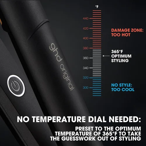 Miniatura 2 de ghd Original Styler - Plancha plana para el cabello de 1" con tecnología de calor cerámico, temperatura de estilo segura de 365ºF, placas brillantes