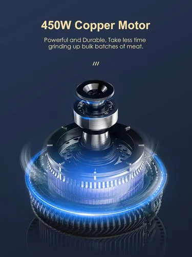 Miniatura 2 de Picadora eléctrica de carne, picadora de carne resistente, máquina de relleno de salchichas, molinillo de alimentos con kit de salchichas y kubbe, 2