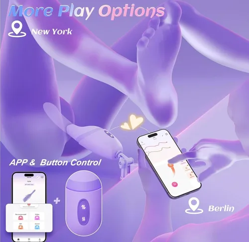 Miniatura 3 de Remote Control Realistic Adult for Women Today 9 Powerful Modes Thrusting Stimulation with Strong Suction Cup for Hands Free Play Electric Machine