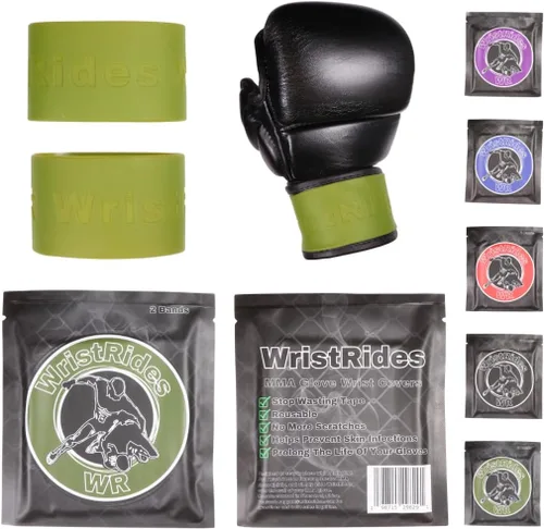 Miniatura 2 de MMA - Fundas para correa de muñeca para guante, muñequeras, protección contra arañazos reutilizable, extensor de vida útil del guante, patente