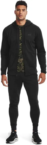 Miniatura 3 de Under Armour Rival Sudadera con capucha cierre completo y forro polar para hombre