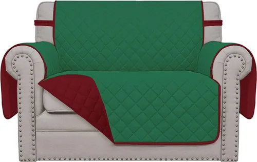 Miniatura 216 de Easy-Going - Funda para sofá, futón y sillón sin reposabrazos, reversible, resistente al agua, para mascotas y niños (azul oscuro/azul claro)