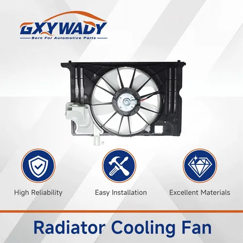 Miniatura 2 de GXYWADY Reemplazo del ventilador de refrigeración del radiador para 163610T041 1647123030 TO3115181 Reemplazo para Corolla SE/XLE/XSE 2014-2019