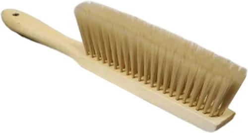 Miniatura 4 de REPYL Cepillo de limpieza de escoba de mano con mango de madera de cerdas suaves para limpieza de automóviles, camas, sofás y alfombras