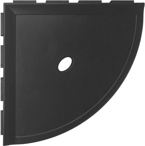 Questech Decor - Estante esquinero de ducha, con tapa para una nueva construcción, estante esquinero de ducha para paredes de azulejos, organizador