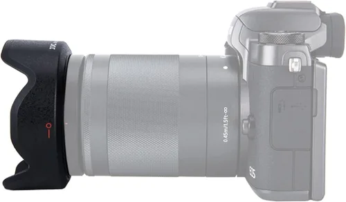 Miniatura 7 de JJC EW-60F Parasol reversible para lente Canon RF-S 18-150mm F3.5-6.3 is STM en EOS R7 R10 y para lente Canon EF-M 18-150mm F3.5-6.3 is STM en EOS