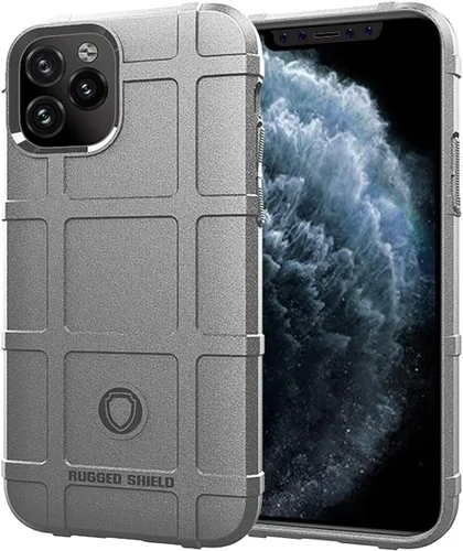 Miniatura 9 de Para iPhone 11 Caso, (Rugged Shield Series) TPU Funda Protectora Táctica Gruesa De Armadura Sólida Para IPhone 11 (6.1 Pulgadas) - Verde Ejército