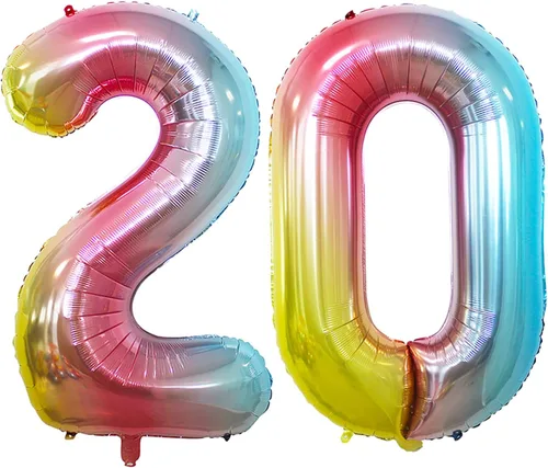 Miniatura 365 de Goer, conjunto de globos de papel aluminio para decoraciones de cumpleaños, globos de las letras de feliz cumpleaños y de números Oro