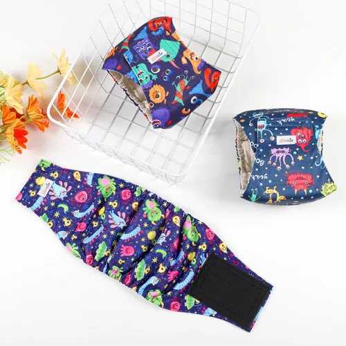 Miniatura 8 de Pañales para perros machos, bandas para el vientre para perros machos, envolturas extra pequeñas de alta absorción para perros machos para perritos