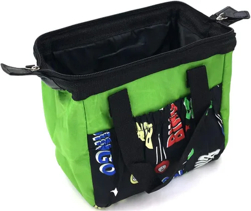 Miniatura 14 de Tapp Collections Bolso tote Bingo Dauber con 6 bolsillos Bingo Ball Design / Negro