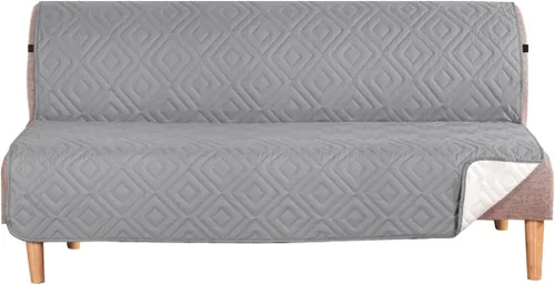 Miniatura 16 de H.VERSAILTEX Funda reversible para silla, protector de muebles antideslizante, resistente al agua, con correas elásticas de 2 pulgadas