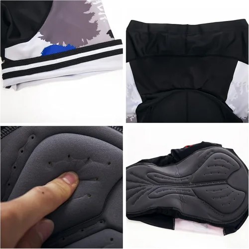 Miniatura 7 de Conjunto de pantalones cortos de ciclismo acolchados para hombre
