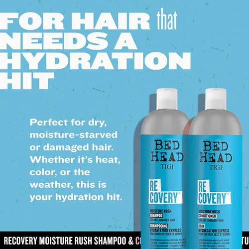 Miniatura 4 de TIGI Bed Head Recovery Champú y Acondicionador Set para Cabello Seco y Dañado, 25.36 fl oz, 2