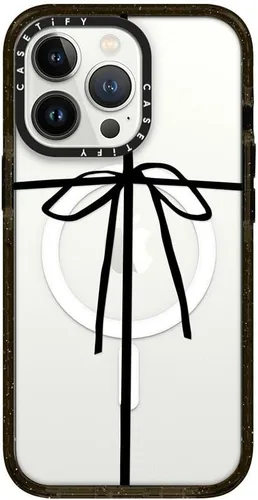 Miniatura 364 de Funda Impact de CASETiFY para iPhone 13 Pro Max con Magsafe - Estuche Claro Cuento de Invierno - Claro Negro Estuche transparente Winter Tale