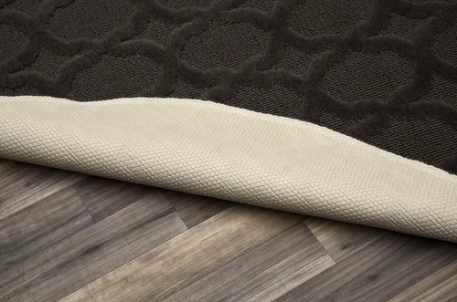 Miniatura 160 de Garland Rug Sparta - Alfombra antideslizante de polipropileno de 2 pies x 12 pies, color negro, ideal para salas de estar y pasillos, elegante