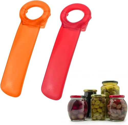 Miniatura 7 de Paquete de 2 abridores de tarros, ideal para niños y personas con artritis y túnel carpiano, abridor de tapa de tarro de fácil agarre