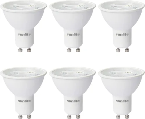 Miniatura 10 de Sunlite Foco reflector LED MR16 41653, 7 vatios (reemplazo de bombilla halógena de 50 W) 120 voltios, 550 lúmenes, haz de inundación de 35°, base