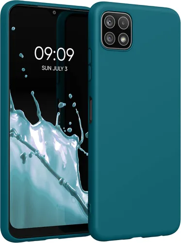 Miniatura 62 de kwmobile Funda compatible con Samsung Galaxy A23 4G / 5G - Funda de silicona TPU metálica suave y delgada - Rojo oscuro metálico
