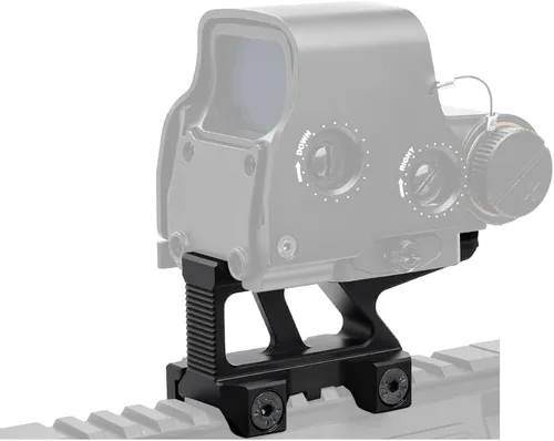 Miniatura 6 de 2.91 "Red Dot Sight Riser Mount para EO Sight, Tactical Optic Scope Riser Mount 8 ranuras Picatinny, apto para riel Weaver/Picatinny de 0.787 in