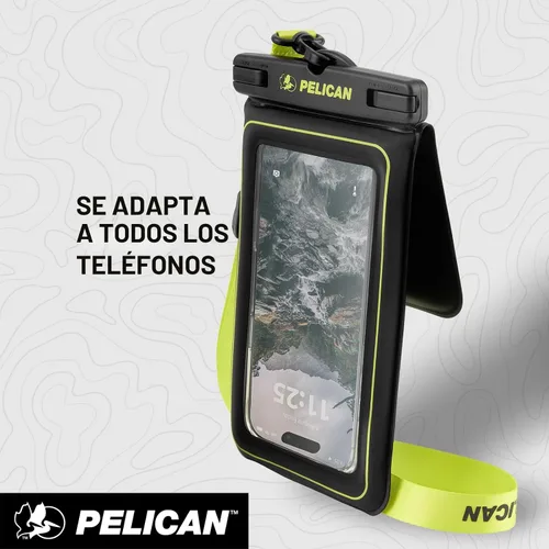 Miniatura 6 de Pelican Marine - Bolsa impermeable para teléfono IP68 con bolsillo de almacenamiento (grande) - Estuche impermeable flotante para teléfono