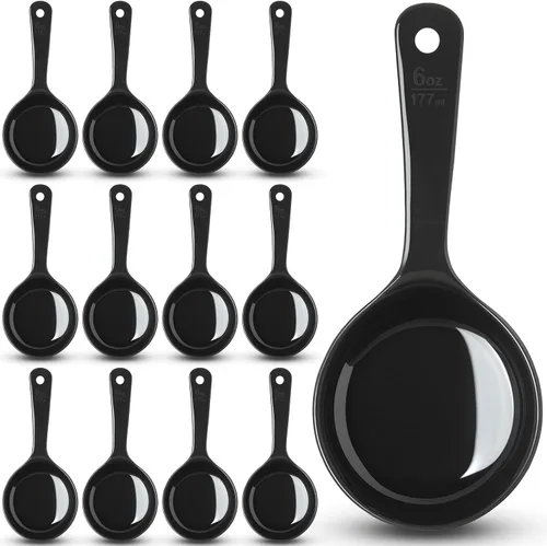 Miniatura 17 de Paquetes de cucharas de control de porciones con codificación cromática de mango corto Carlisle, Castaño Rojizo, 1