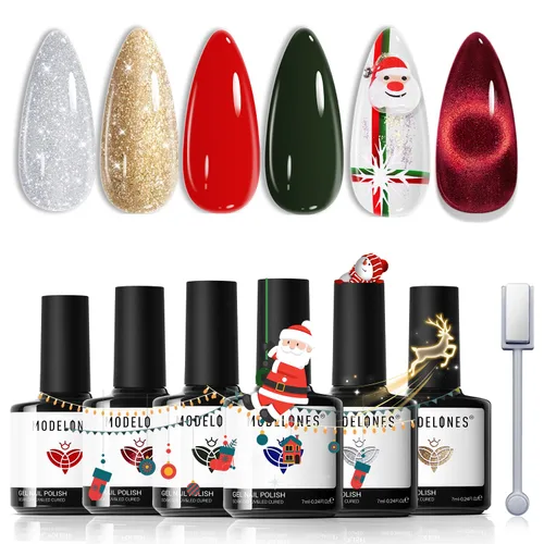 Miniatura 16 de Modelones Imán de uñas de gel de ojo de gato, herramienta magnética 8 en 1 para uñas de gel, varita magnética fuerte para arte de uñas con bola