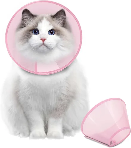 Miniatura 18 de Supet - Collar de cono para perro ajustable después de la cirugía, collar y cono de recuperación para mascotas cómodo y práctico, para perros