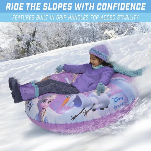 Miniatura 3 de GoFloats Winter Snow Tubes - Choose from Unicorn, Disney's Frozen, Ice Dragon, Polar Bear, Penguin, Flamingo - Inflatable Sled for Kids and Adults