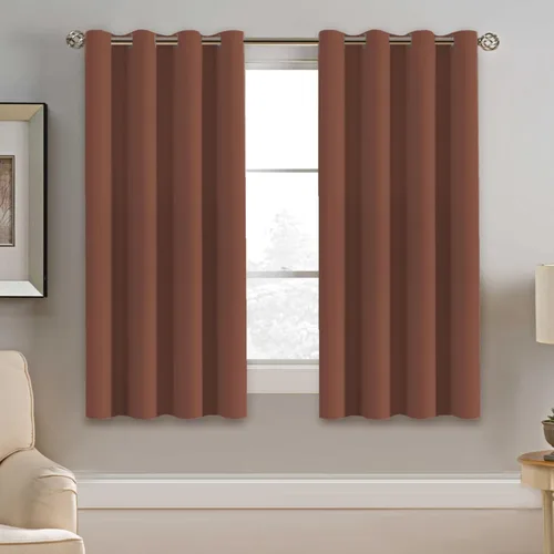 Miniatura 19 de H.VERSAILTEX - Cortinas blackout con aislamiento térmico y ojales en la parte superior, para patios, puertas correderas y división de habitaciones
