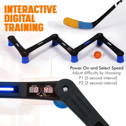 Miniatura 7 de Potent Hockey Entrenador digital de manejo de palillos - Entrenador de manejo de discos de hockey definitivo para un rendimiento mejorado