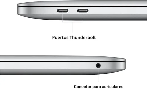 Miniatura 6 de Apple MacBook Pro 2022 con chip Apple M2 (13 pulgadas, 8 GB de RAM, 256 GB de almacenamiento SSD) (QWERTY en inglés) gris espacial (renovado)