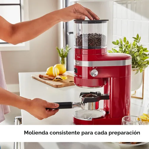 Miniatura 3 de KitchenAid Molinillo para café, de rebaba - KCG8433 - Rojo Imperio Empire Red