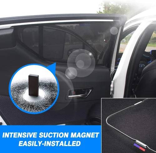Miniatura 6 de Cartist Parasoles para ventana lateral de automóvil para Nissan Rogue 2014-2020 (no para Nissan Rogue Sport), parasoles para ventana, cubiertas