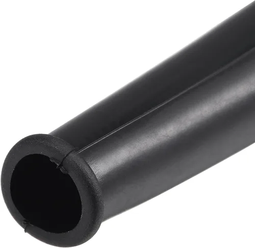 Miniatura 4 de uxcell Cable protector de arranque de cable manguera de goma 2.717 in longitud negro 5 piezas
