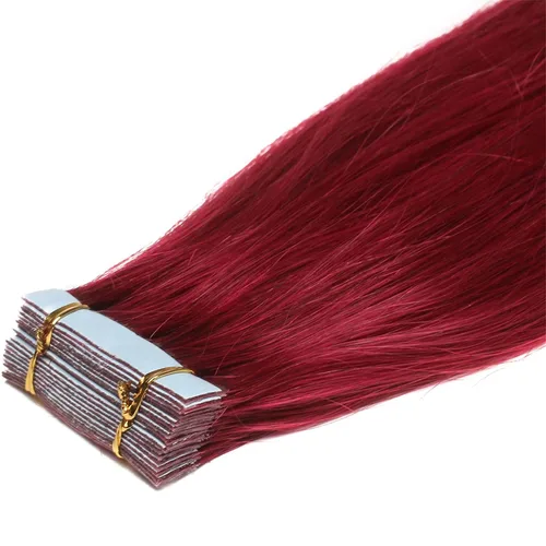 Miniatura 62 de Extensiones de cabello humano Remy con cinta adhesiva sin costuras (16 pulgadas, 10 unidades, rubio ceniza)