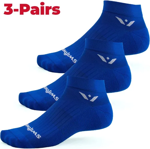 Miniatura 2 de Swiftwick - ASPIRE ONE (3 pares) calcetines para correr y ciclismo, transpirables, ajuste de compresión