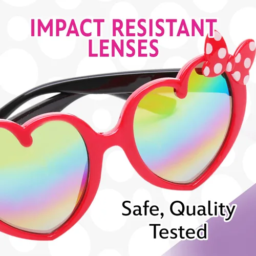 Miniatura 5 de Minnie Mouse Sunglasses for Toddler Girls wt Soft Case - Disney World Accessories for Trip - Disney Gifts for Kids