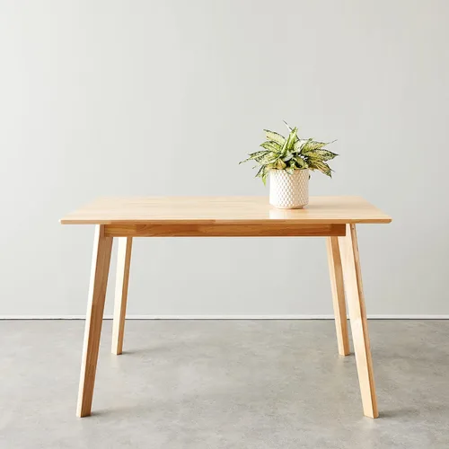 Miniatura 2 de Amazon Basics Mesa de comedor rectangular de madera maciza con certificación FSC, fácil de montar, 29.5 pulgadas de profundidad x 47.2 pulgadas