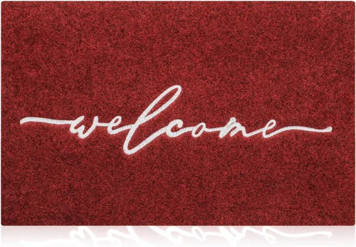 Miniatura 13 de AAZZKANG Alfombra Amarilla para Puerta Exterior Alfombra de Bienvenida para Puerta Interior, Alfombra Antideslizante de Goma para Puerta, Alfombras