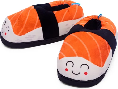 Coddies Pantuflas de sushi "Shoe-shi" Pantuflas divertidas unisex, regalo de broma, lindo regalo de anime Kawaii Tallas para hombres, mujeres y