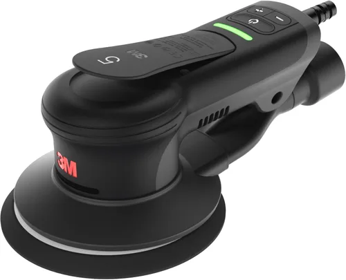 3M Xtract - Lijadora orbital aleatoria eléctrica, ergonómica y ligera, ROS, 88764, 6 pulgadas, aspiradora central, órbita de 3/32 pulgadas, 110 V,